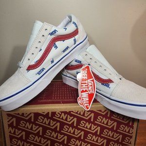NWT VANS Suede/ Canvas Old Skool (VANS) White Low-top Men (3.5)/ Women (5.0)